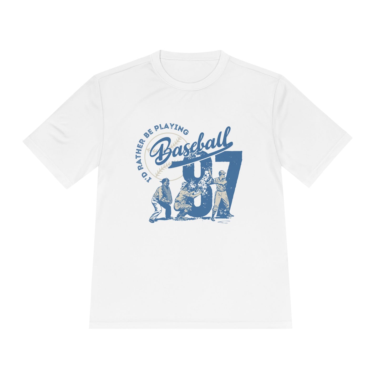 Vintage Baseball Unisex Tee Soft Summer Shirt for Sports