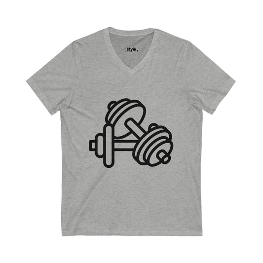 Fitness Motivation V-Neck Tee | Gym & Workout Activewear