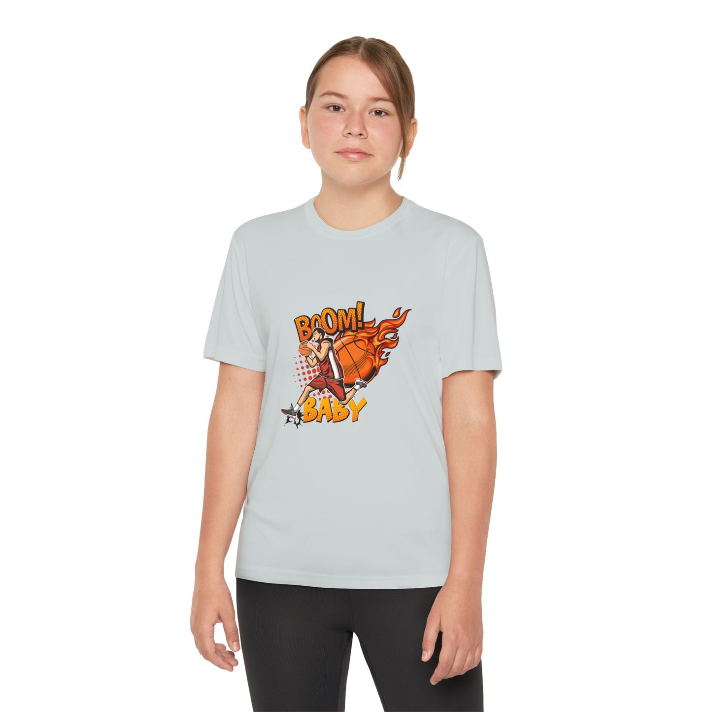 Youth Competitive Sports Tee Fun Athletic Team Spirit Casual Wear