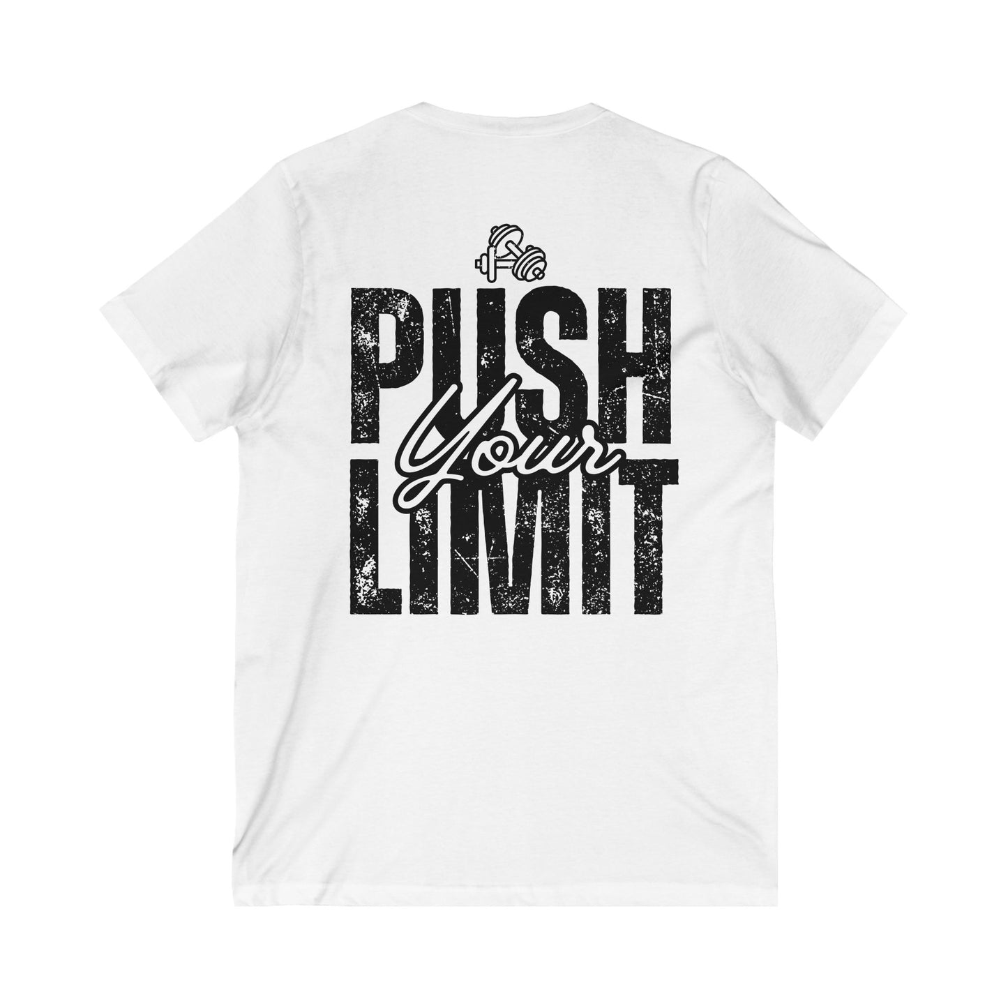 Fitness Motivation V-Neck Tee | Gym & Workout Activewear