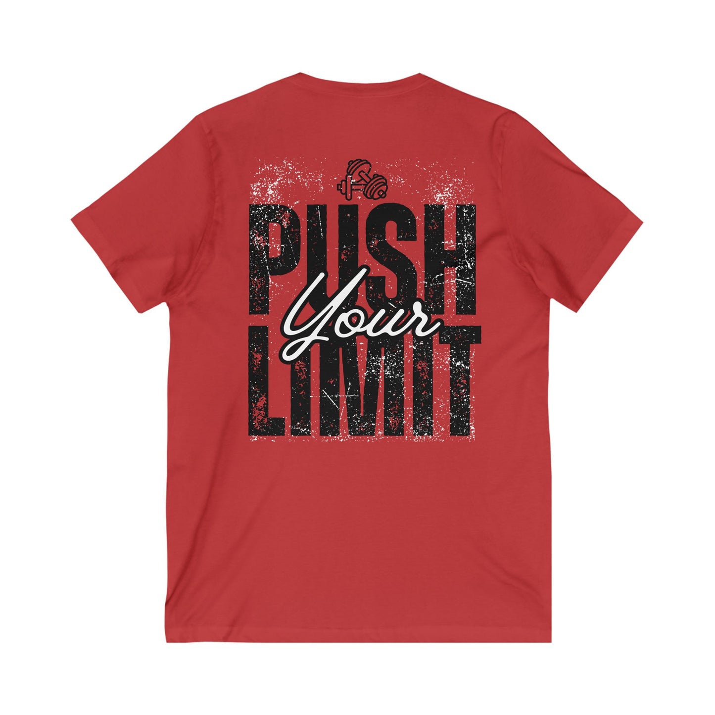 Fitness Motivation V-Neck Tee | Gym & Workout Activewear