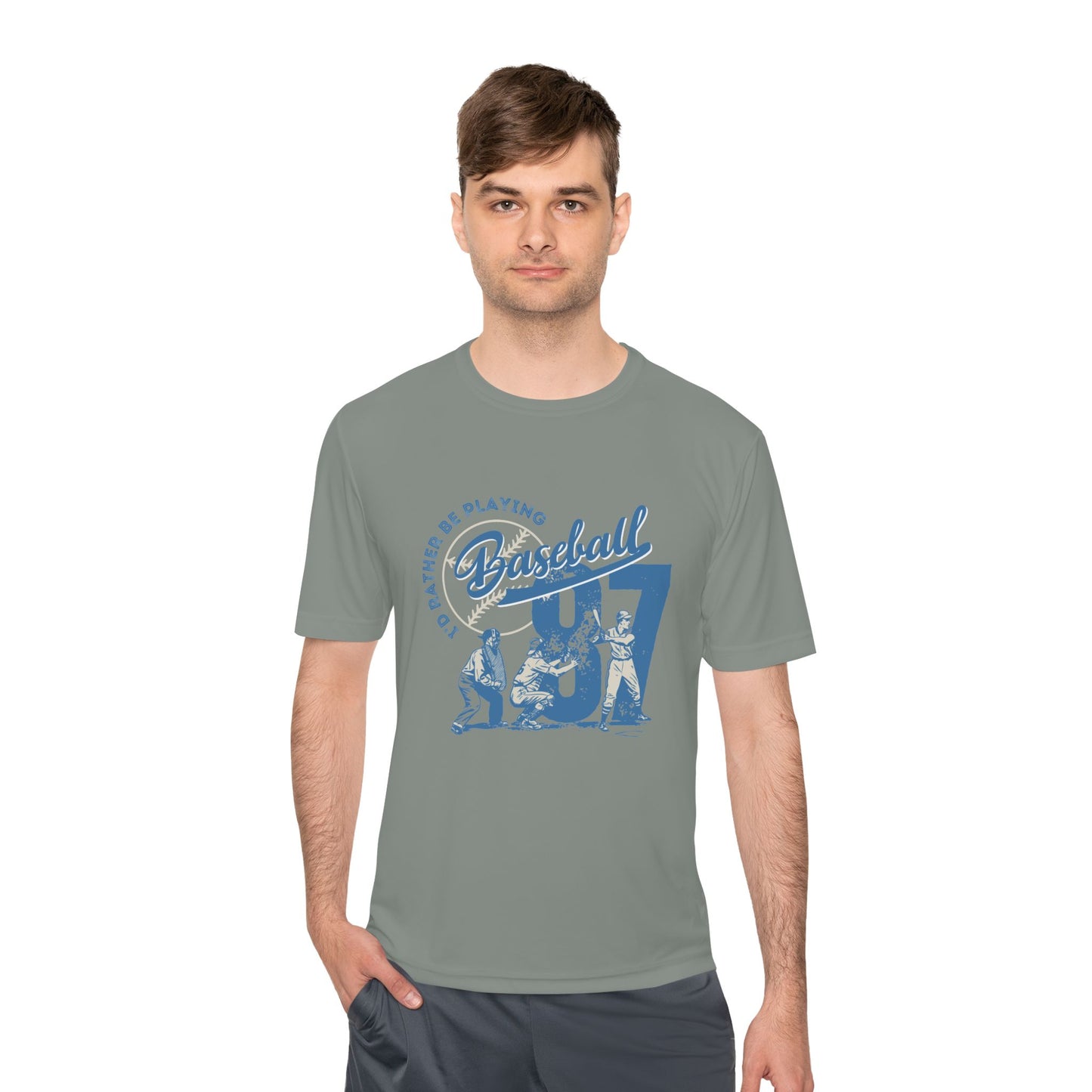 Vintage Baseball Unisex Tee Soft Summer Shirt for Sports