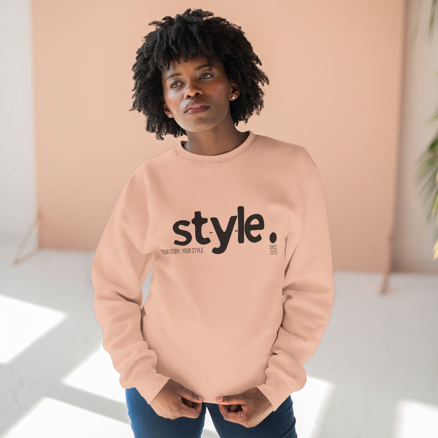 Stylish Unisex Crewneck Sweatshirt Trendy Cozy Casual Fashion